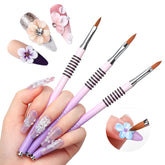 SAVILAND 3D nail brush size-2 tip for fine lines and detail