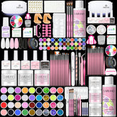 SAVILAND acrylic nail kit beginners set with essentials for at-home nails.