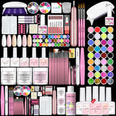 SAVILAND acrylic nail kit with drill setup enables professional-looking at-home manicures