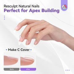 SAVILAND Builder Nail Gel White bottle ready for bright, durable nail apex.