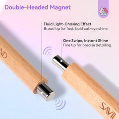 SAVILAND cat-eye magnet burlywood flat-cut surface improves grip and stability.