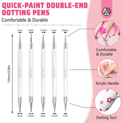 SAVILAND dual-tip dots for precise patterns and variety