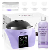 SAVILAND Essentials nail-polish-remover-machine shows gentle steam for safe at-home removal.