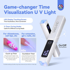 SAVILAND LED UV light 360-degree rotation stand enables hands-free operation
