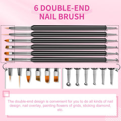 SAVILAND nail art brushes kit drawing brush for fine details