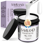 SAVILAND nail gel builder cap close-up for precise shaping and long-lasting wear.