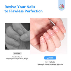 SAVILAND Nail Strengthener brush applying even coat for smooth finish