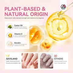 SAVILAND vitamin-e-castor-oil-monomer for healthier nail care during practice