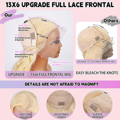 SBDSBD 13x6 full HD lace frontal with natural hairline and secure fit