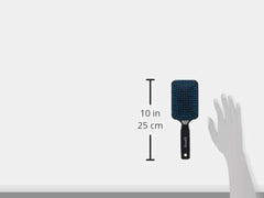 Scalpmaster cushion paddle brush helps prevent pulling and snags during detangling.