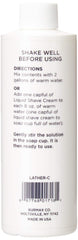 Scalpmaster Liquid Shave Cream bottle close-up highlighting silky glide for scalp shaving