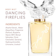 SCENT BEAUTY Dolly Parton eau de toilette flacon captures butterfly-inspired design for desk décor.