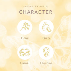 SCENT BEAUTY pink-peony-heart-note shot suggests fresh, feminine floral vibes for date nights.