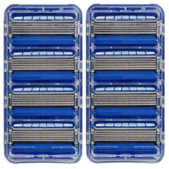 Schick Hydro 5 blade refill packaging with eight blades for everyday smooth shaves.