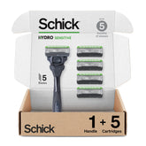Schick Hydro Sensitive Razor close-up with comfort coating for a smooth glide