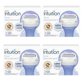 Schick Intuition refill with coconut milk and almond oil for moisturised shave.