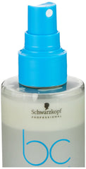 Schwarzkopf BC Moisture Kick spray on-model hair demonstrates defined curls