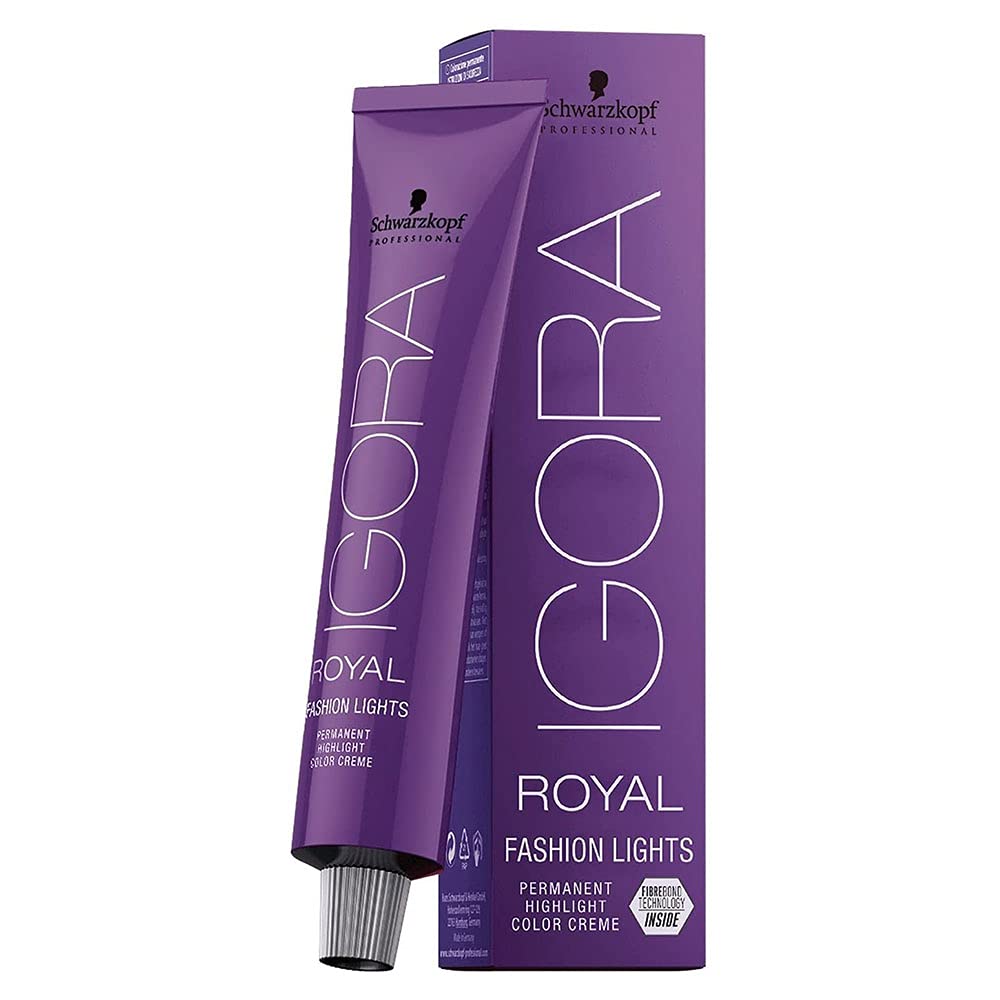 Schwarzkopf Igora Fashion Lights L-88 red bottle applies bold, luminous highlights.