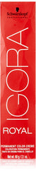 Schwarzkopf Igora Royal 7-77 color creme tube for precise, even coverage.