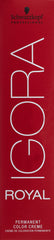Schwarzkopf IGORA Royal swatches show the fashion shade for shade selection and preview.