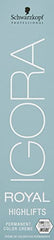 Schwarzkopf Igora Royal Highlifts color cream shows even color distribution for lasting shade.
