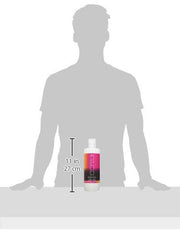 Schwarzkopf Igora Royal Vibrance activating lotion bottle demonstrates even coverage.
