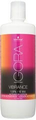 Schwarzkopf Igora Royal Vibrance activating lotion bottle for precise, fast application.