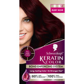 Schwarzkopf Keratin Color box with 1.8 Ruby Noir for lasting vibrancy