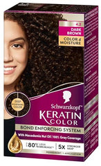 Schwarzkopf Keratin Color keratin-infused color cream delivers vibrant, long-lasting shade