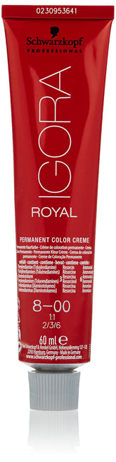 Schwarzkopf Royal IGORA 8-00 bottle pour for smooth application and rich color