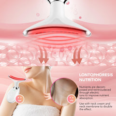 Scopck rechargeable massager with ergonomic design for comfortable facial sessions.
