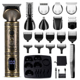 Scttomon beard-trimmer-kit front view showcases 7-in-1 versatility for precise grooming.