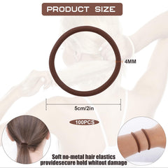 Sderoq braided-elastic-core hair tie for gentle snag-free styling.