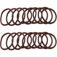 Sderoq no-metal hair ties brown prevent snagging and hair damage.
