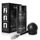 Seaboll hair fibers demonstrate instant-coverage on thinning areas for a fuller look.