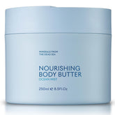SEACRET Minerals Body Butter Ocean Mist jar delivers deep hydration for dry skin.