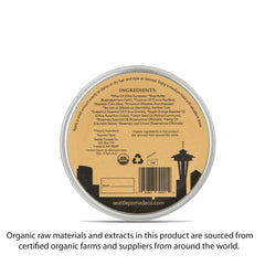 Seattle Pomade Co. organic shea butter ingredient close-up for nourishing hair.