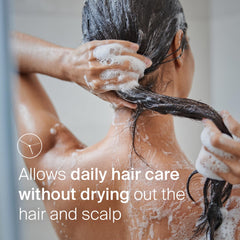 SEBAMED Everyday Shampoo strengthens hair from root to tip for more resilient strands.