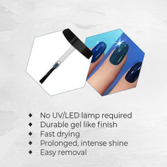 Seche Vive application demonstrates a thin coat for durable shine