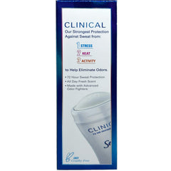 Secret Clinical Strength invisible solid odor control capsules closeup demonstrating odor absorption