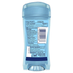 Secret lavender clear gel label close-up highlighting lavender scent