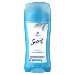 Secret Original Unscented Invisible Solid pack6 dry-application demonstrates comfortable wear.