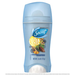 Secret Scent Expressions Classic Cocoa Butter invisible solid deodorant in a 3-pack