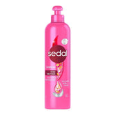 Sedal S.O.S. Ceramides bottle shows two-pack styling cream for smooth, frizz-control results