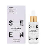 SEEN Magic Serum bottle front view with fragrance-free packaging for sensitive skin