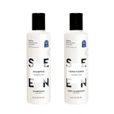 SEEN shampoo bottle front—fragrance-free formula designed for sensitive scalps.