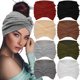 Sefiinh 8-pack headbands flatlay showing colors for everyday wear