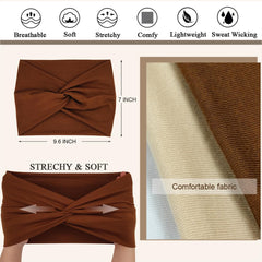 Sefiinh headbands twist knot style close-up demonstrates versatile looks