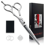 SEIMEIKEN hair scissors 6-inch convex blade for ultra-sharp precision.