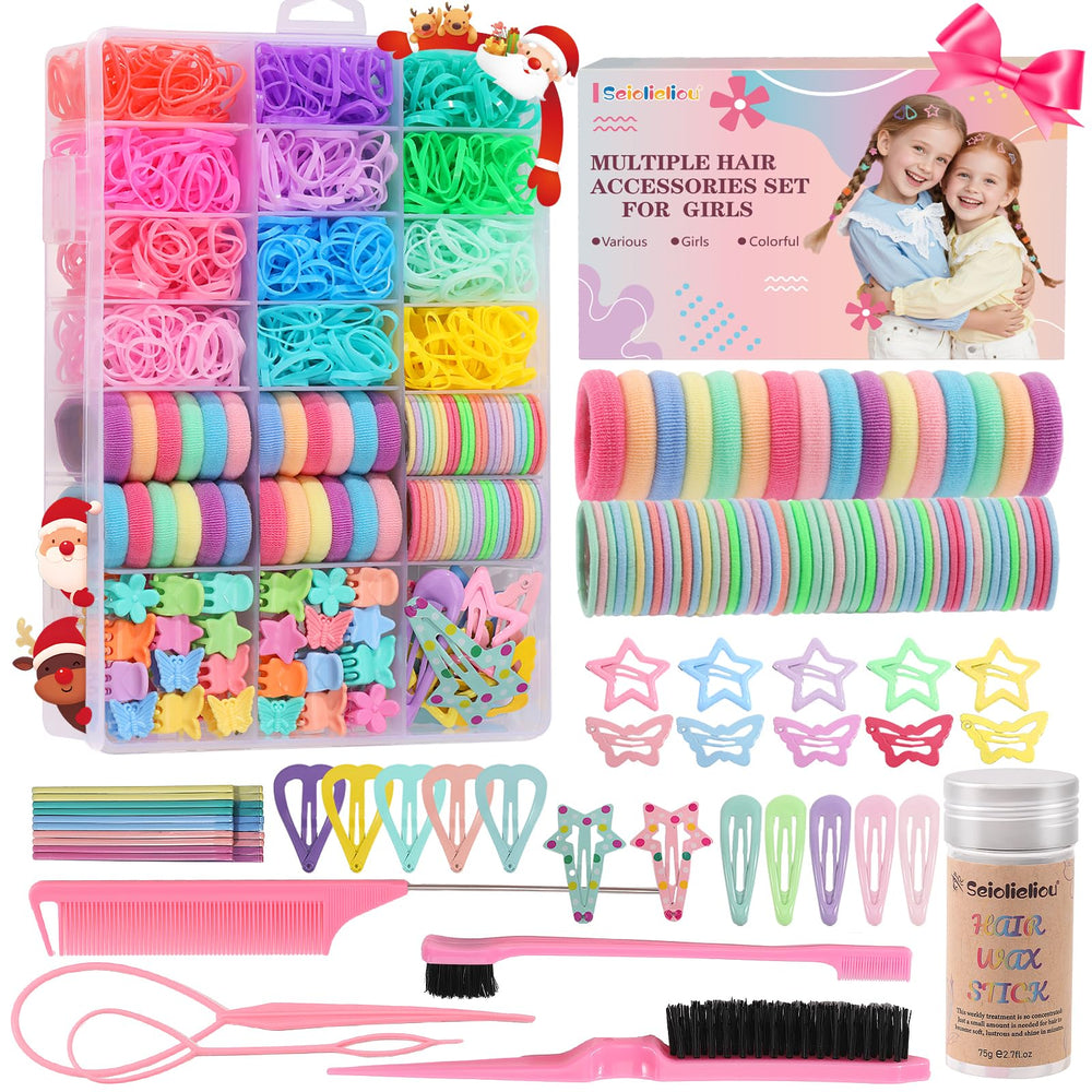 Seiolieliou hair accessories set variety for daily hairstyles and dress-up fun